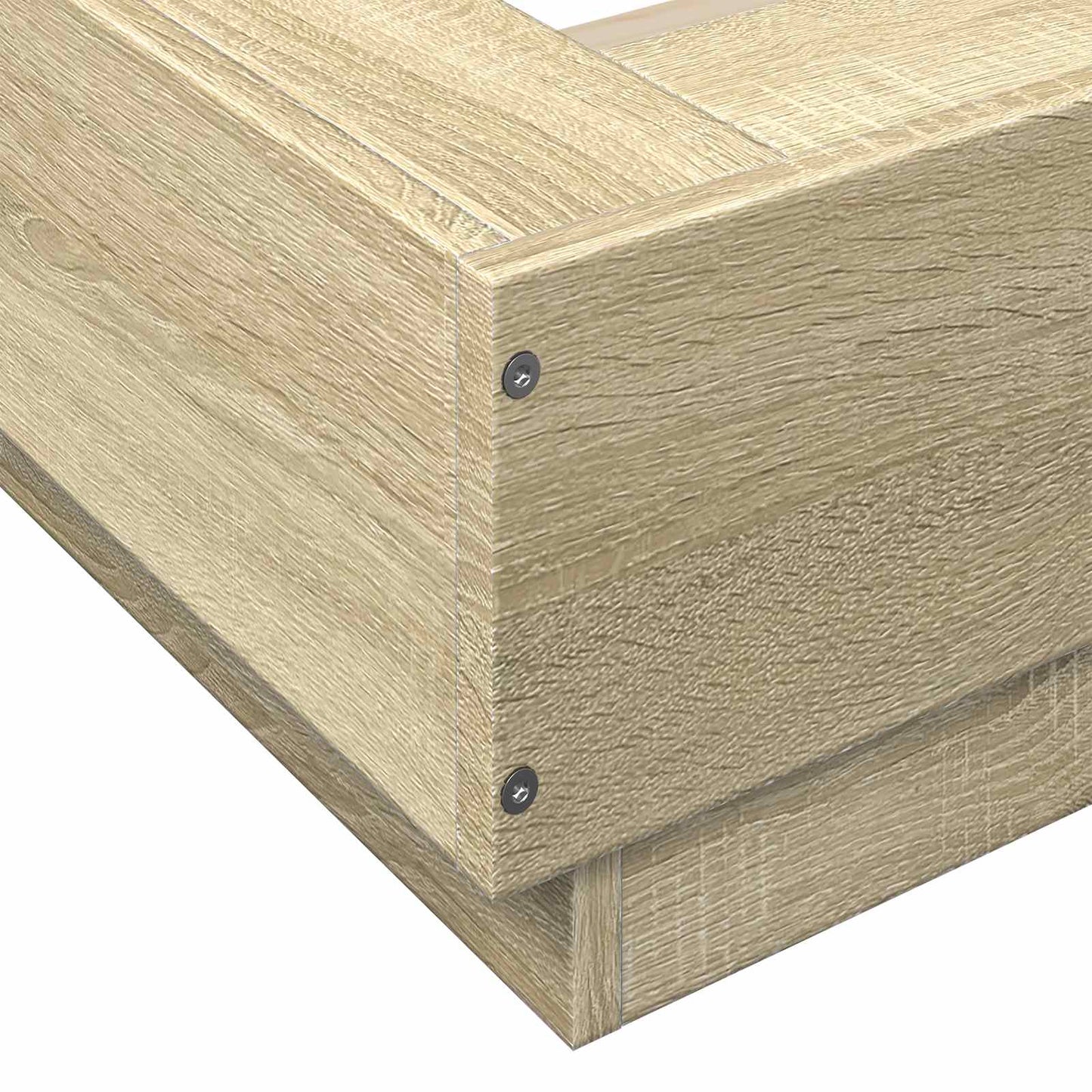 Letto con LED Rovere Sonoma 80 x 200 cm Legno ingegnerizzato | homemem39