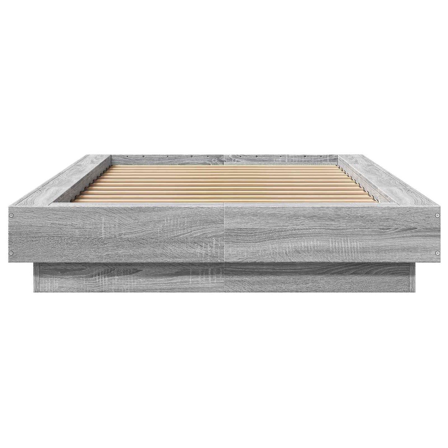 Letto con LED Sonoma grigio 80 x 200 cm Legno ingegnerizzato | homemem39
