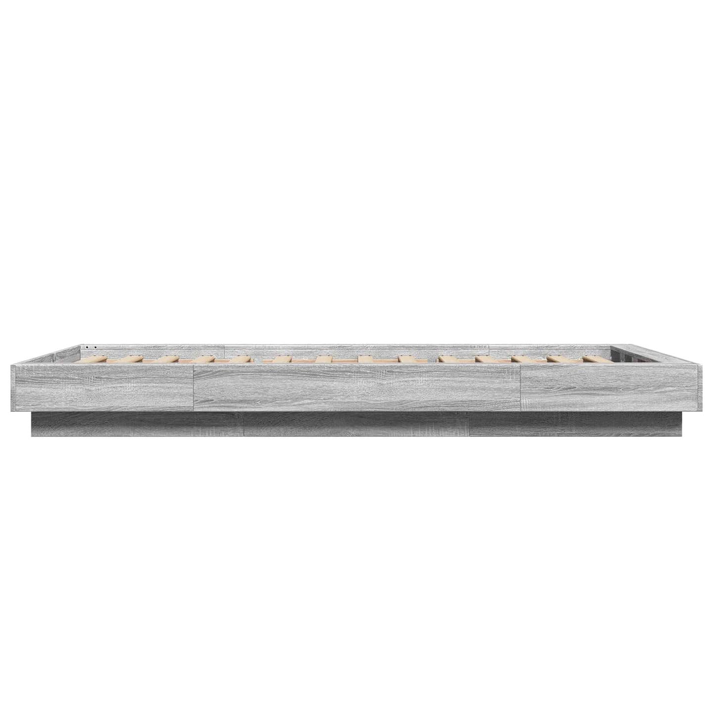 Letto con LED Sonoma grigio 80 x 200 cm Legno ingegnerizzato | homemem39