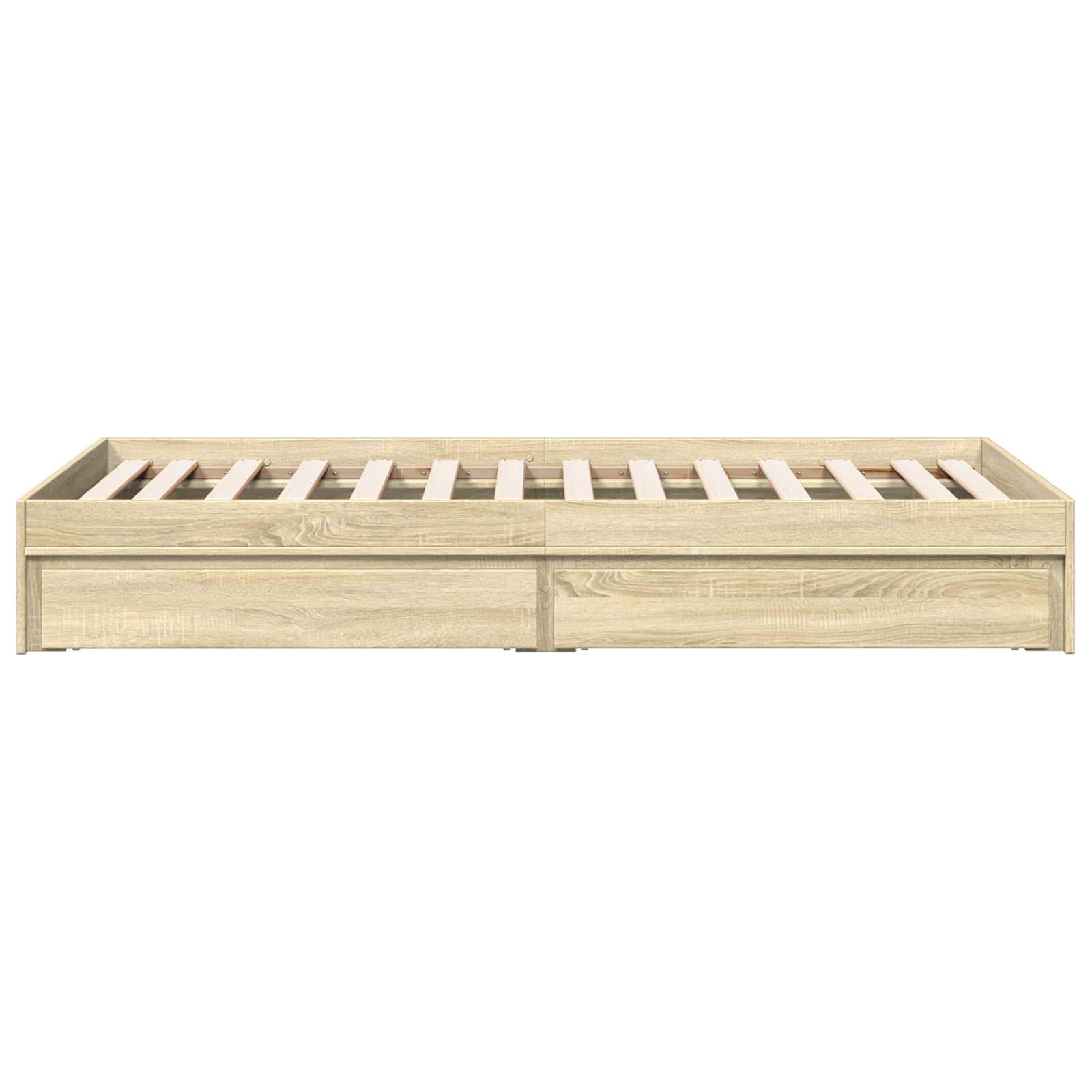Telaio del letto con storage Rovere Sonoma 80 x 200 cm | homemem39