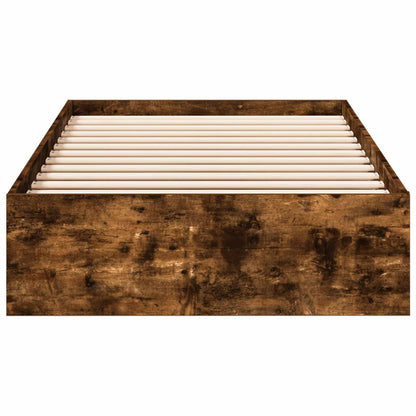 Telaio del letto con storage Rovere Fumo 80 x 200 cm | homemem39