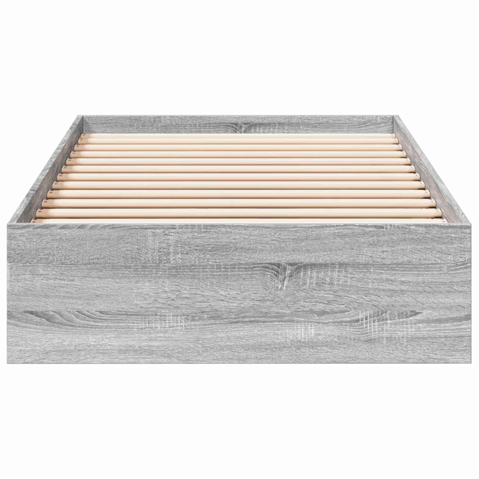 Telaio del letto con storage Sonoma grigio 80 x 200 cm | homemem39