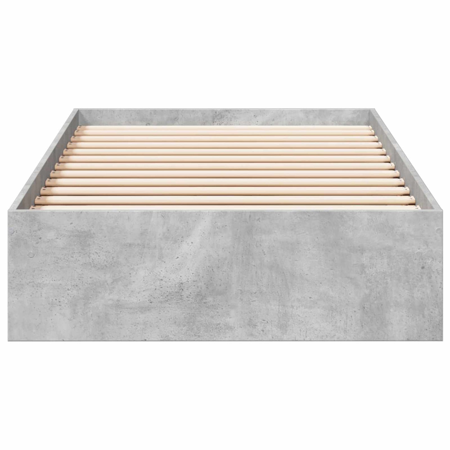Telaio del letto con storage Grigio Cemento 80 x 200 cm | homemem39