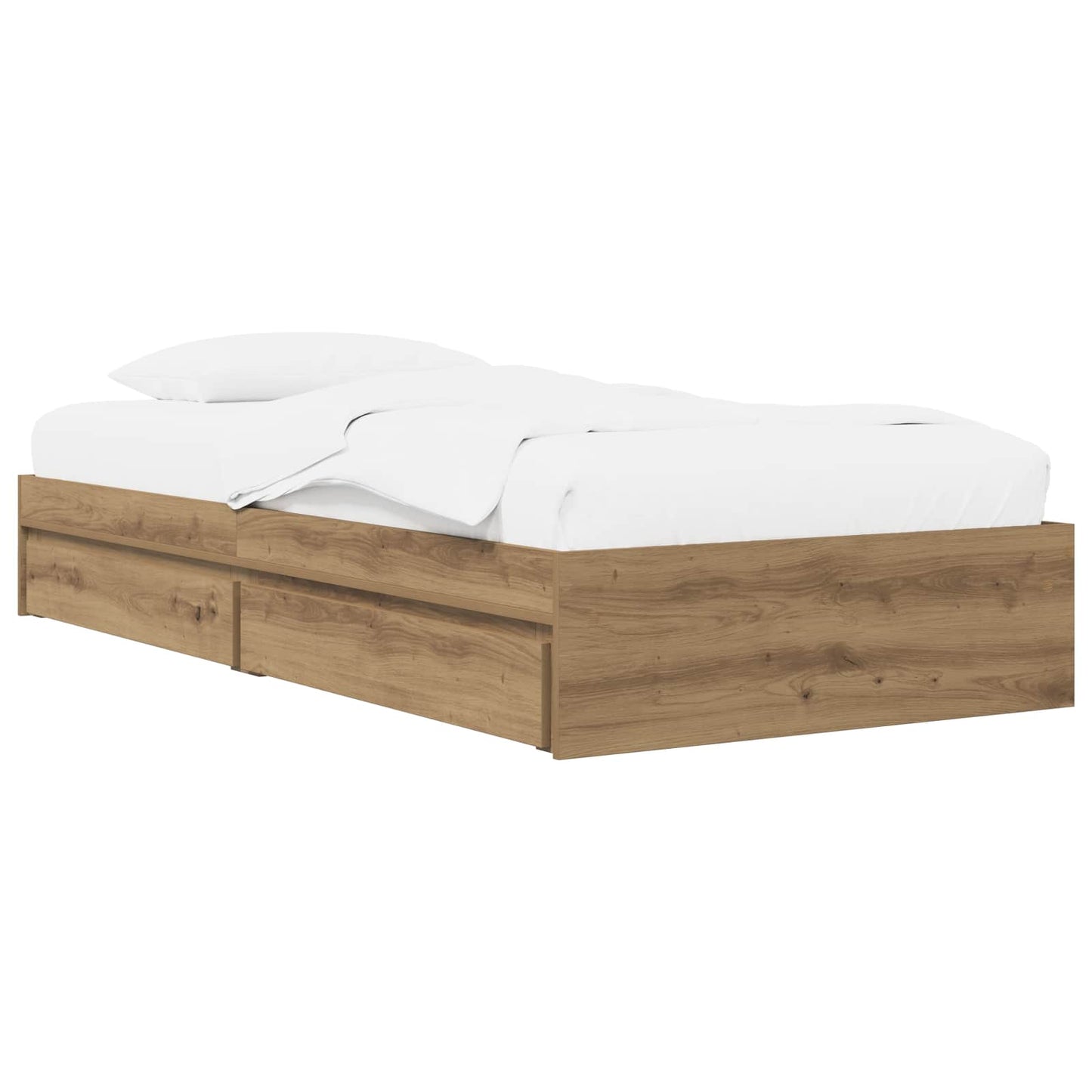 Telaio del letto con storage Rovere Artigianale 80 x 200 cm | homemem39