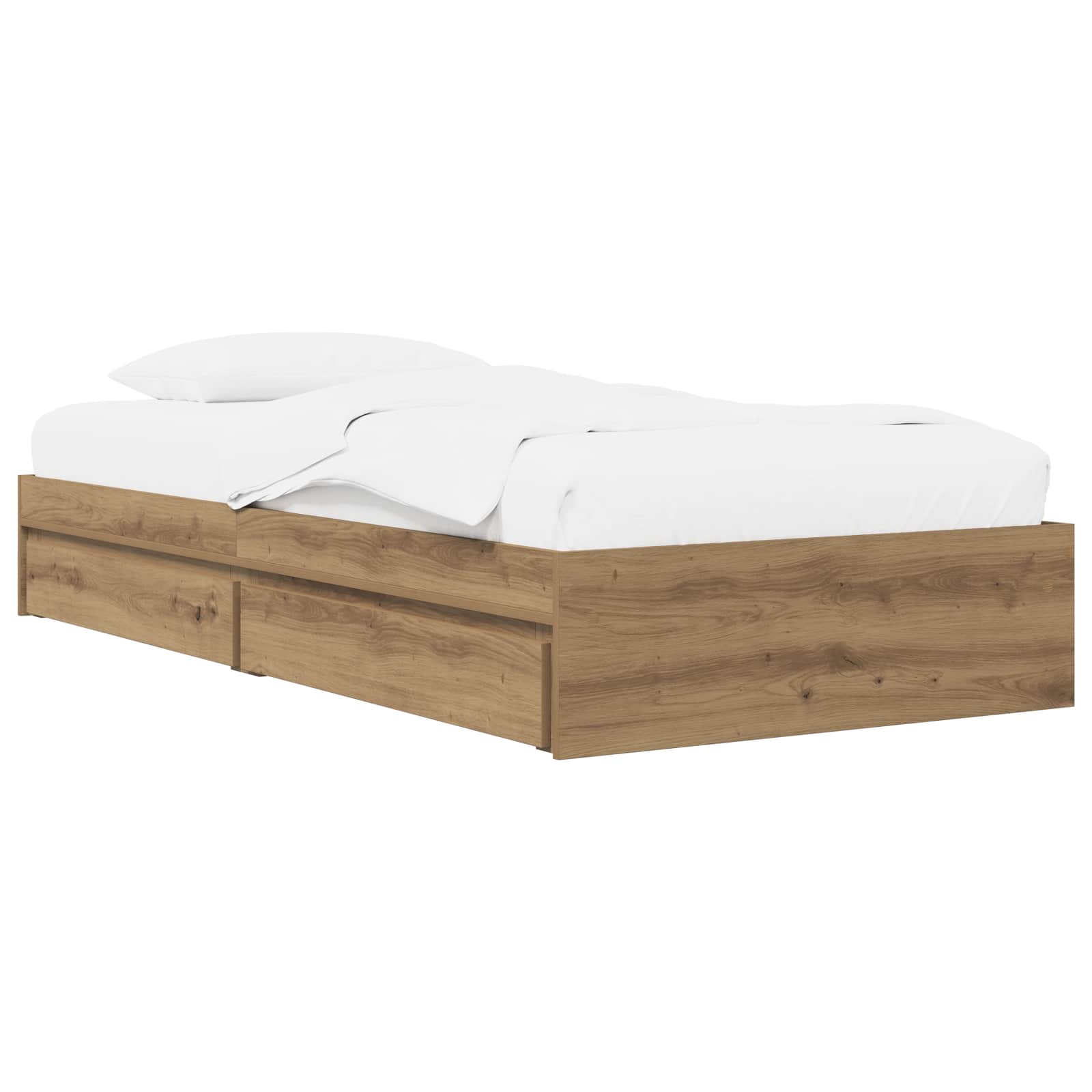 Telaio del letto con storage Rovere Artigianale 80 x 200 cm | homemem39