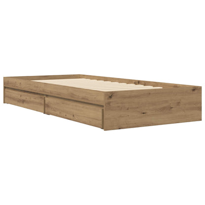 Telaio del letto con storage Rovere Artigianale 80 x 200 cm | homemem39