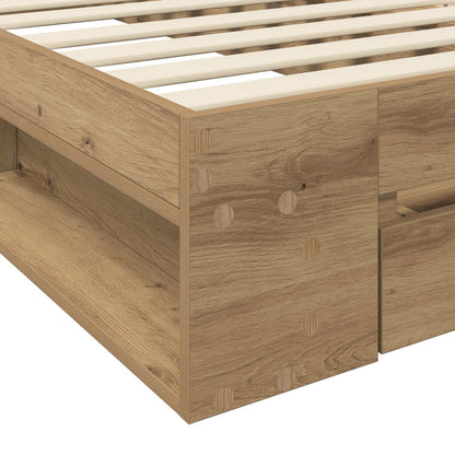 Telaio del letto con storage Rovere Artigianale 80 x 200 cm | homemem39