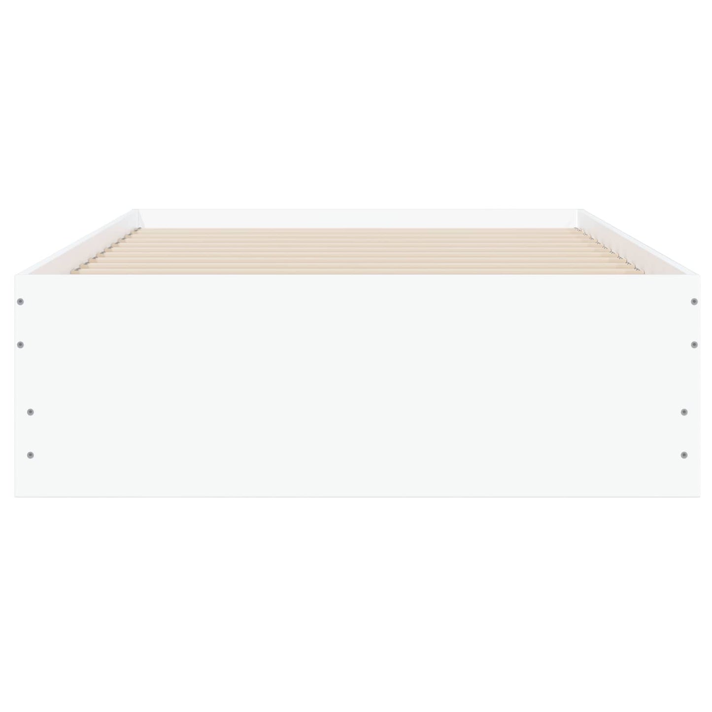 Telaio del letto con storage con cassetto Bianco 80 x 200 cm | homemem39