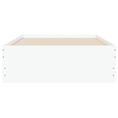 Telaio del letto con storage con cassetto Bianco 80 x 200 cm | homemem39