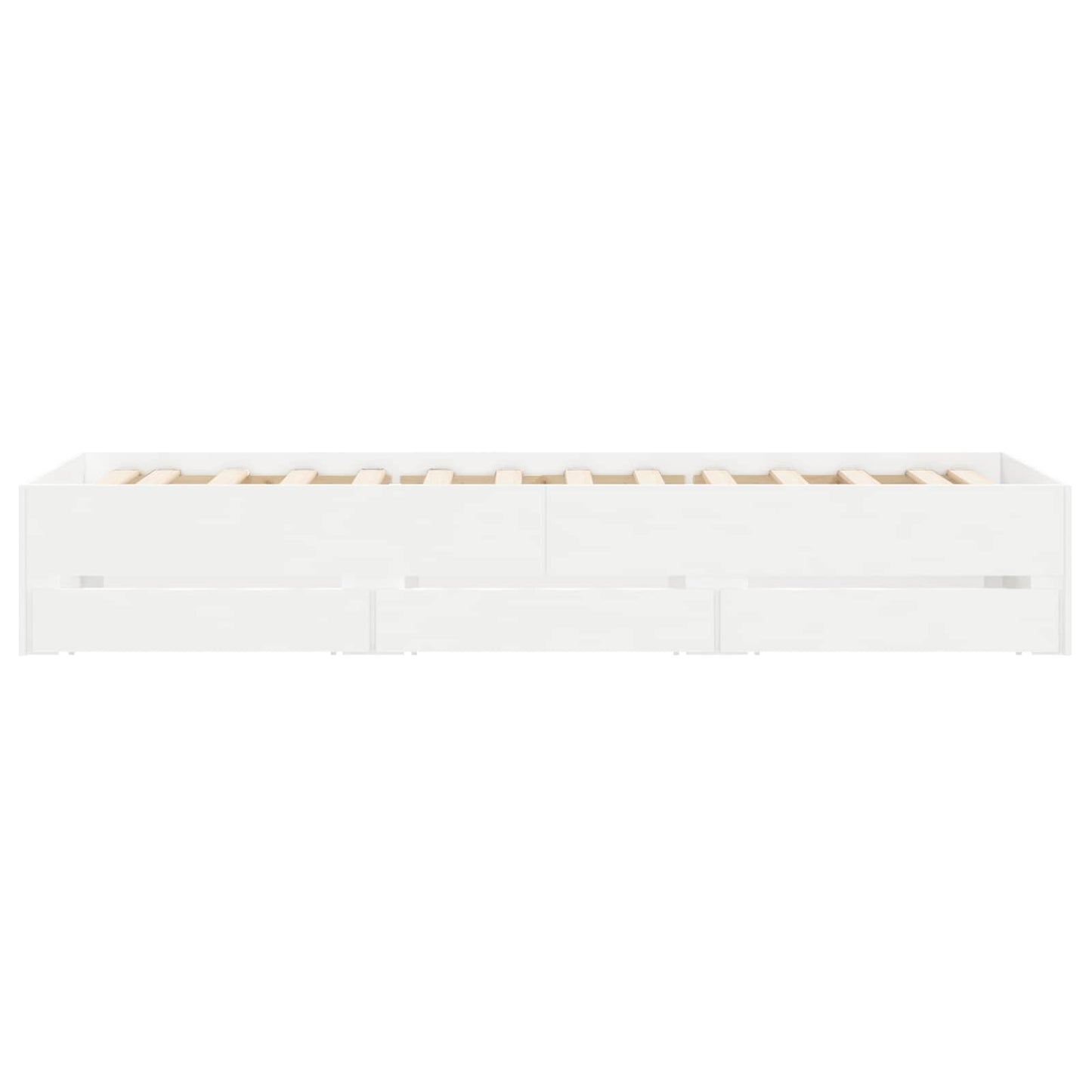 Telaio del letto con storage con cassetto Bianco 80 x 200 cm | homemem39