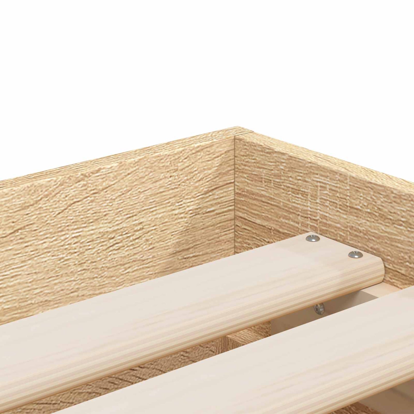 Telaio del letto con storage Rovere Sonoma 80 x 200 cm | homemem39