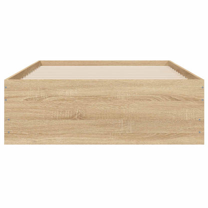 Telaio del letto con storage Rovere Sonoma 80 x 200 cm | homemem39