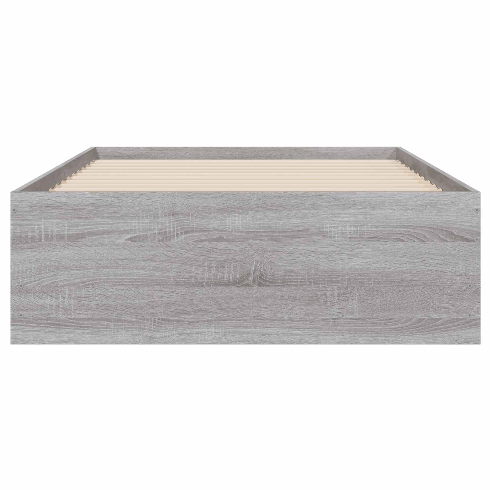 Telaio del letto con storage Grigio Cemento 80 x 200 cm | homemem39
