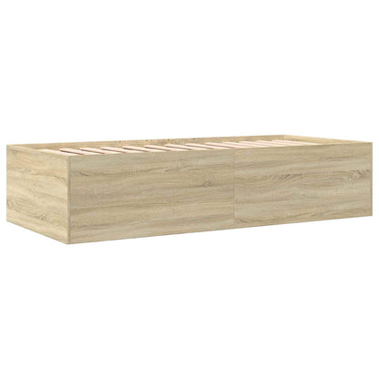 Telaio del letto con storage Rovere Sonoma 80 x 200 cm | homemem39