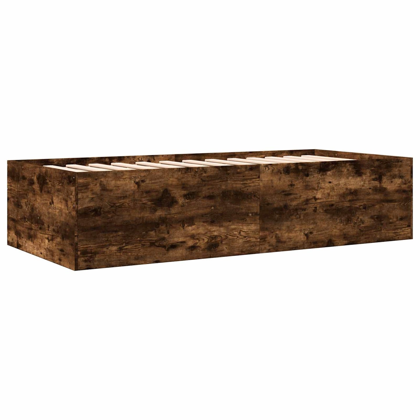 Telaio del letto con storage Rovere Fumo 80 x 200 cm | homemem39