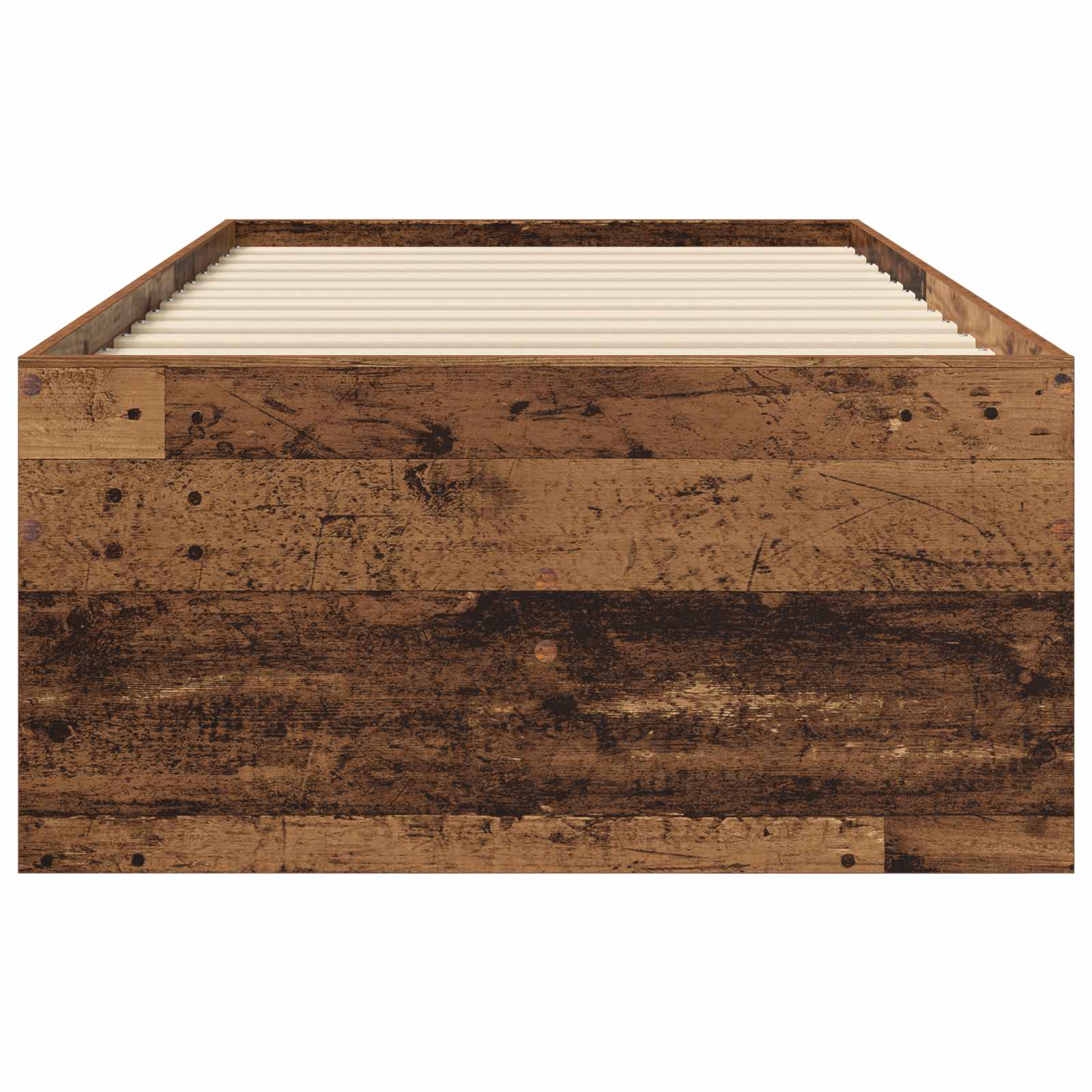 Telaio del letto con storage Legno antico 80 x 200 cm | homemem39