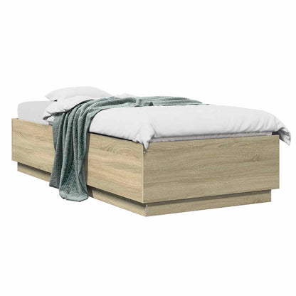 Struttura del letto Rovere Sonoma 80 x 200 cm | homemem39