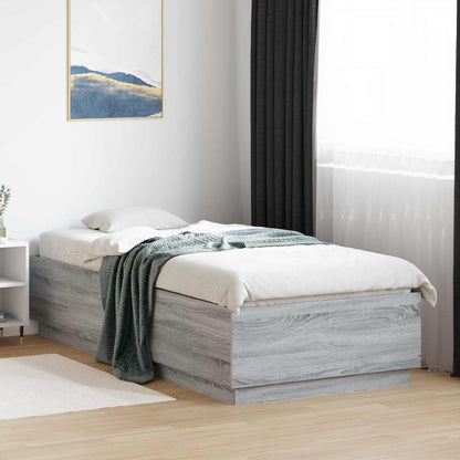 Struttura del letto Sonoma grigio 80 x 200 cm | homemem39