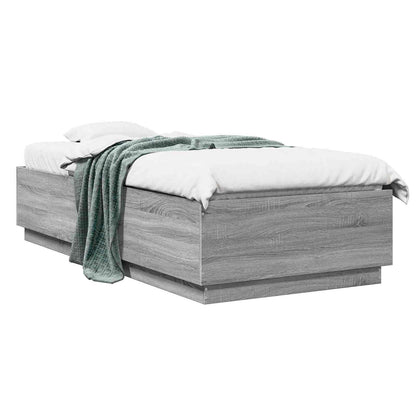 Struttura del letto Sonoma grigio 80 x 200 cm | homemem39