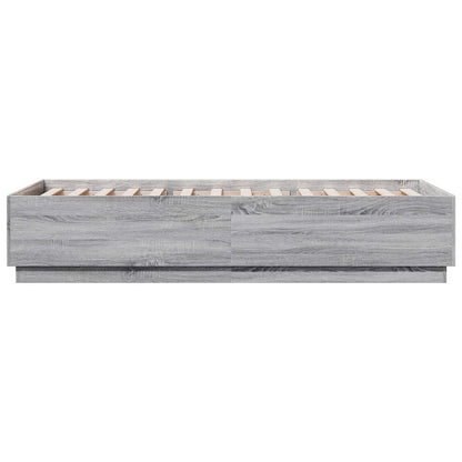 Struttura del letto Sonoma grigio 80 x 200 cm | homemem39