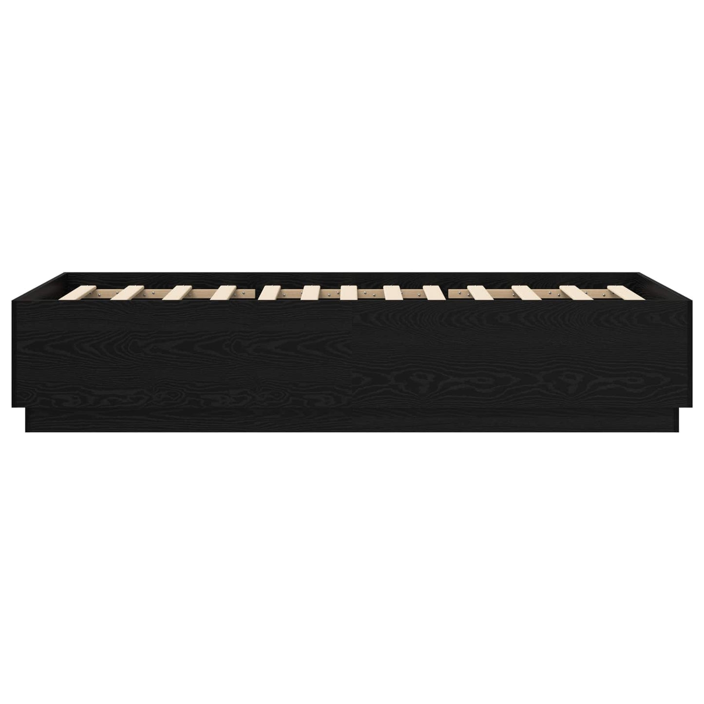 Struttura del letto Rovere Nero 80 x 200 cm | homemem39