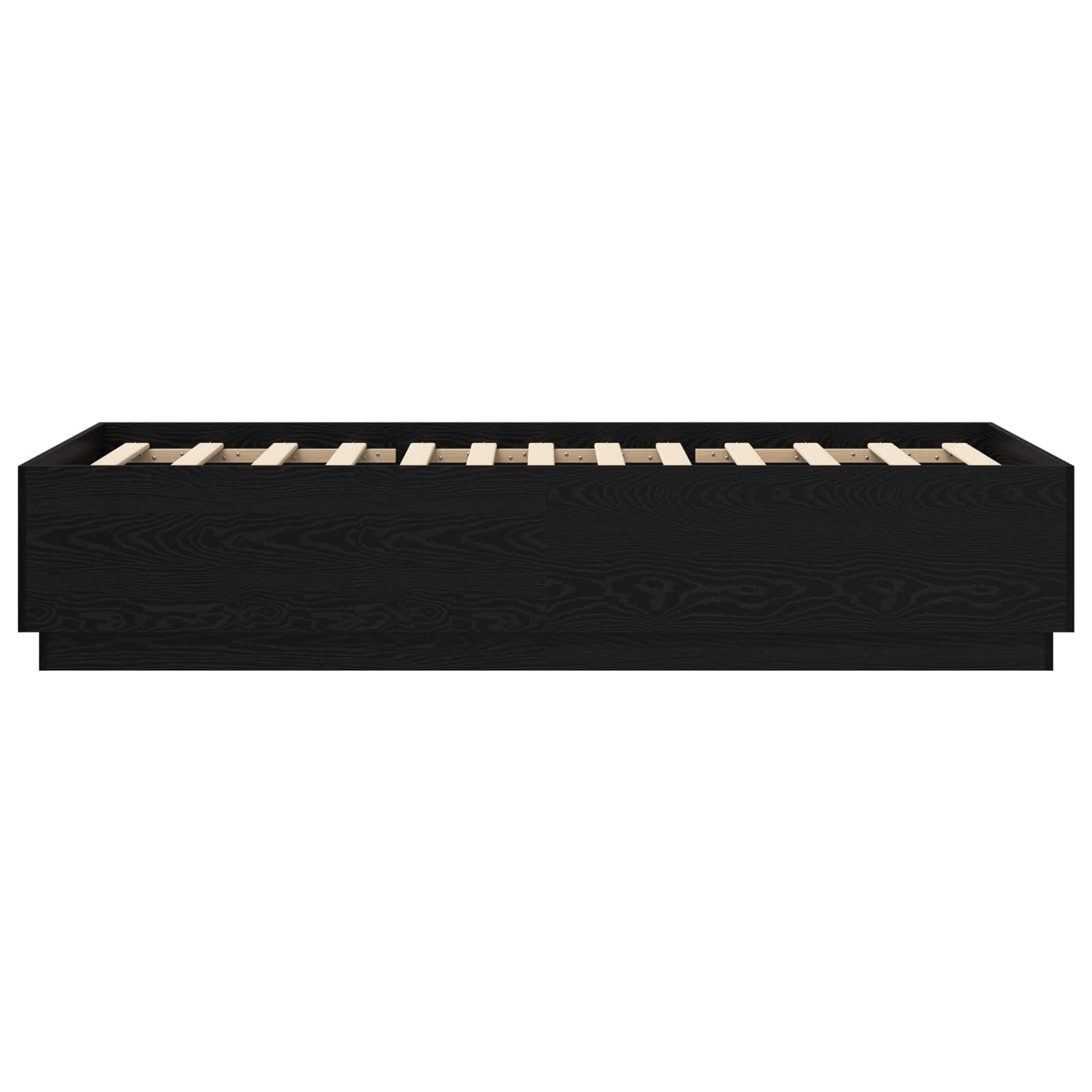 Struttura del letto Rovere Nero 80 x 200 cm | homemem39