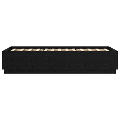 Struttura del letto Rovere Nero 80 x 200 cm | homemem39