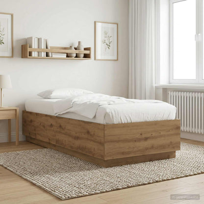 Struttura del letto Rovere Artigianale 80 x 200 cm | homemem39