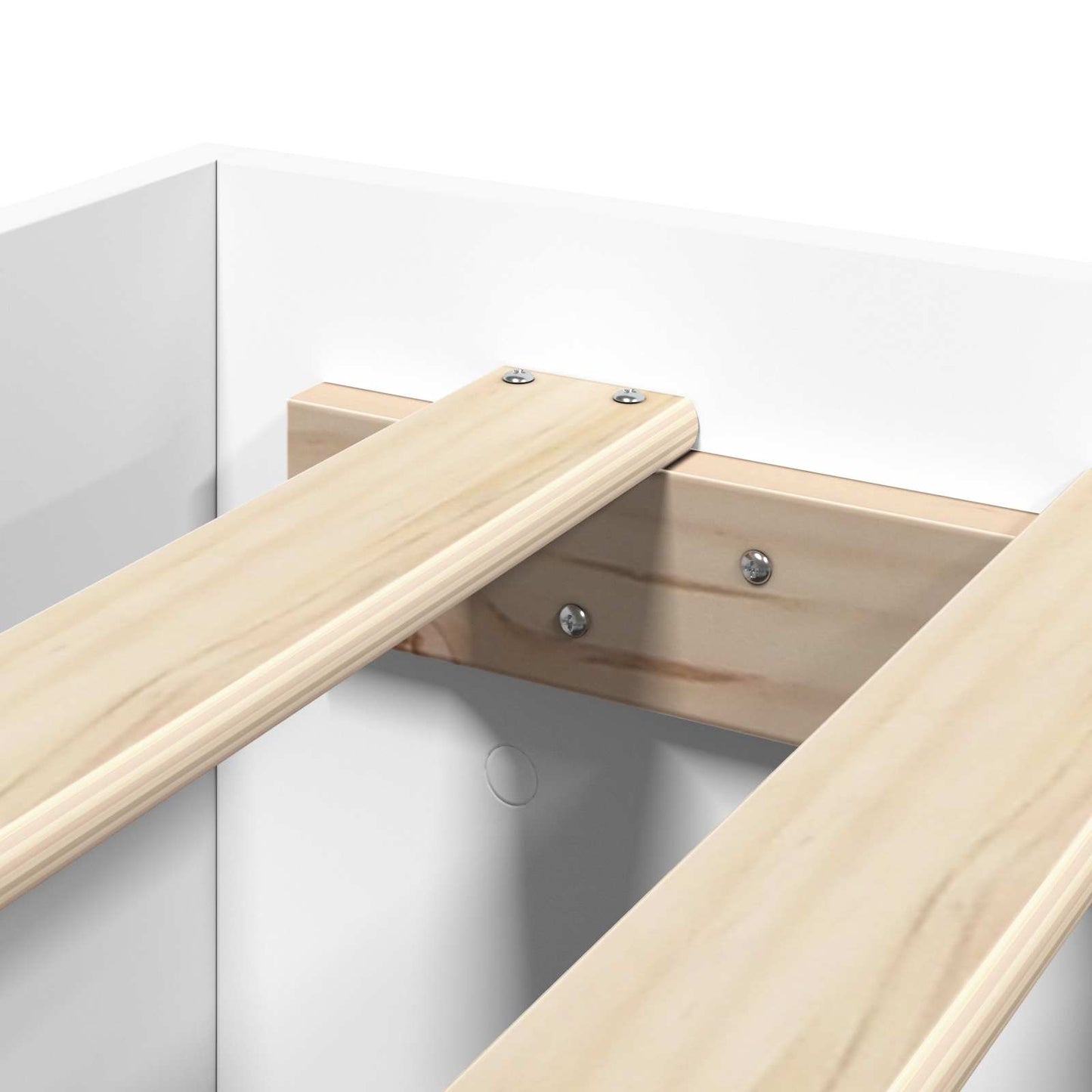 Struttura del letto Bianco 80 x 200 cm Legno ingegnerizzato | homemem39