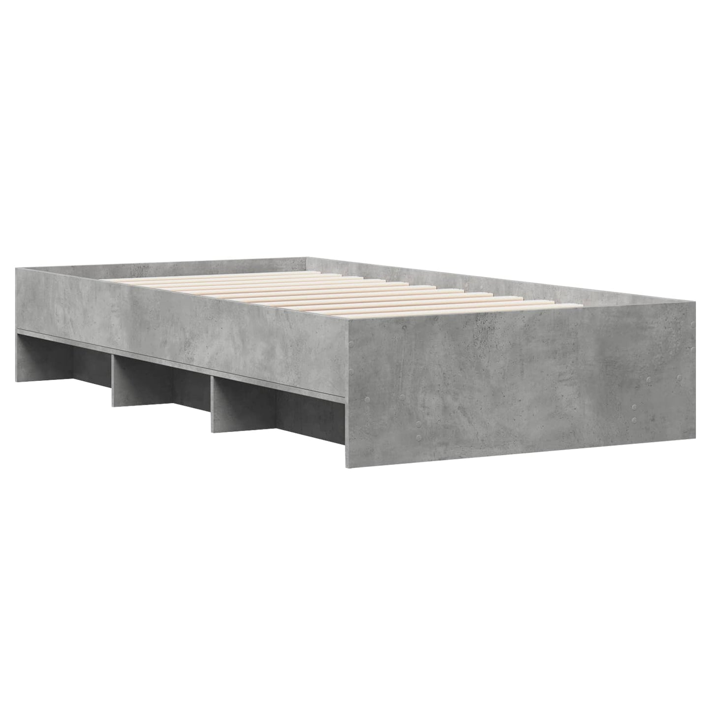 Struttura del letto con lo scaffale Sonoma grigio 80 x 200 cm | homemem39