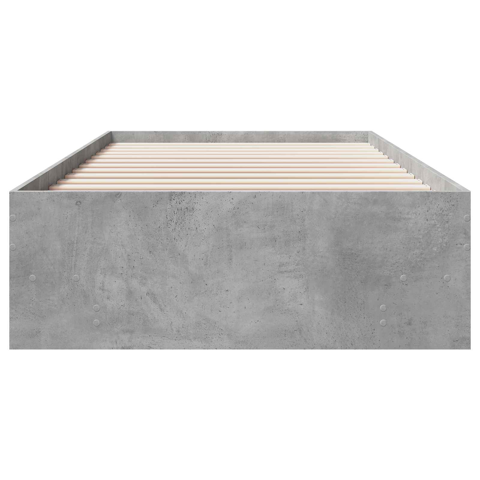 Struttura del letto con lo scaffale Sonoma grigio 80 x 200 cm | homemem39