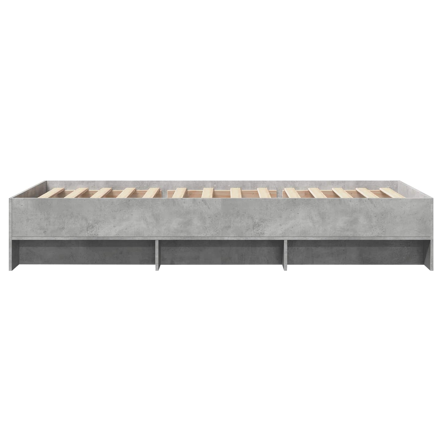 Struttura del letto con lo scaffale Sonoma grigio 80 x 200 cm | homemem39