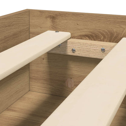 Struttura del letto Rovere Artigianale 80 x 200 cm | homemem39
