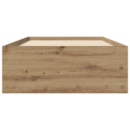 Struttura del letto Rovere Artigianale 80 x 200 cm | homemem39