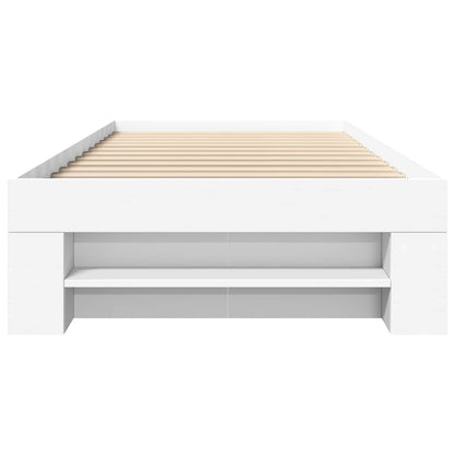 Telaio del letto con storage con cassetto Bianco 80 x 200 cm | homemem39