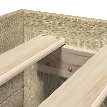 Telaio del letto con storage Rovere Sonoma 80 x 200 cm | homemem39