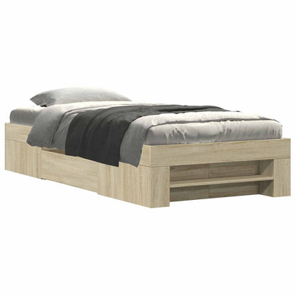 Telaio del letto con storage Rovere Sonoma 80 x 200 cm | homemem39