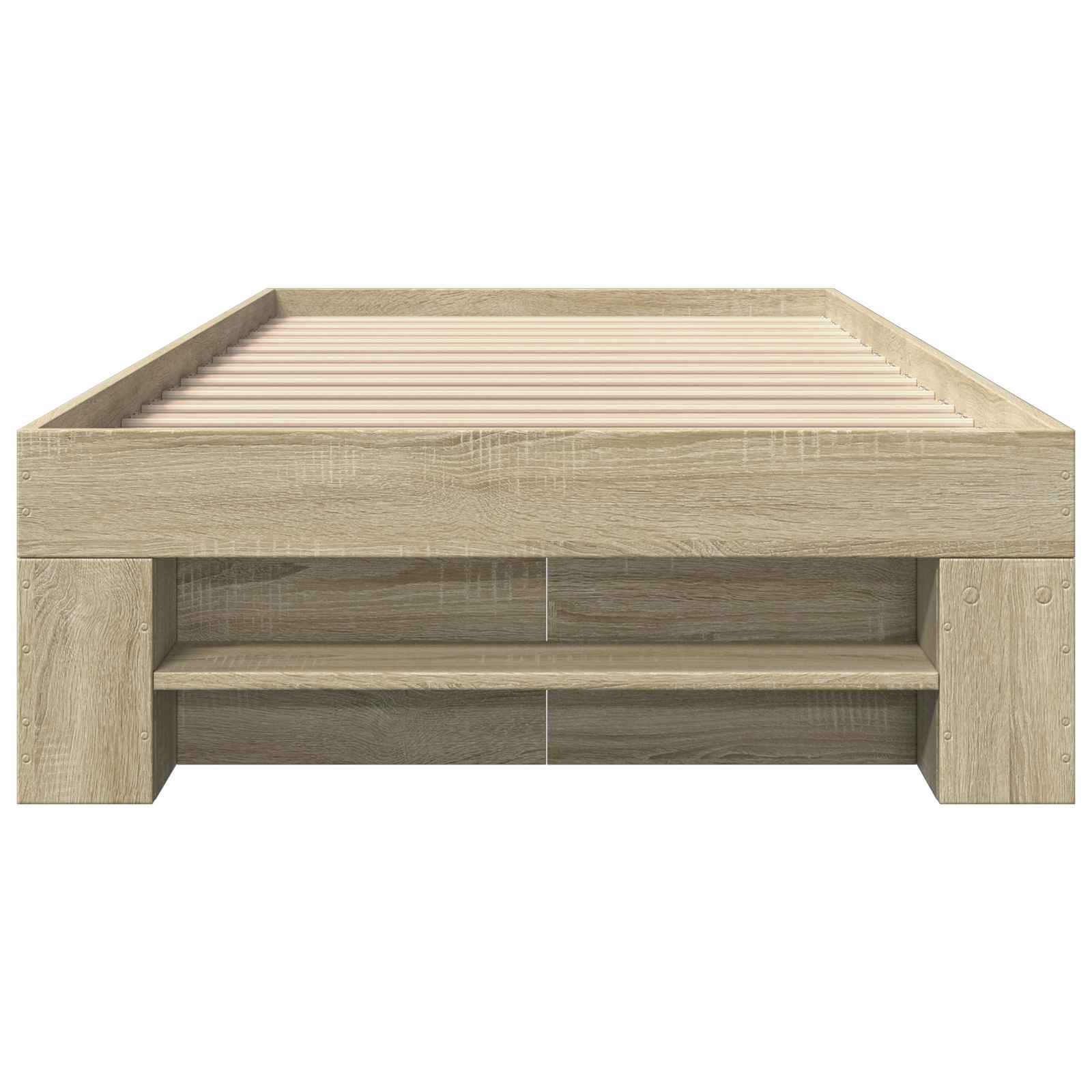 Telaio del letto con storage Rovere Sonoma 80 x 200 cm | homemem39