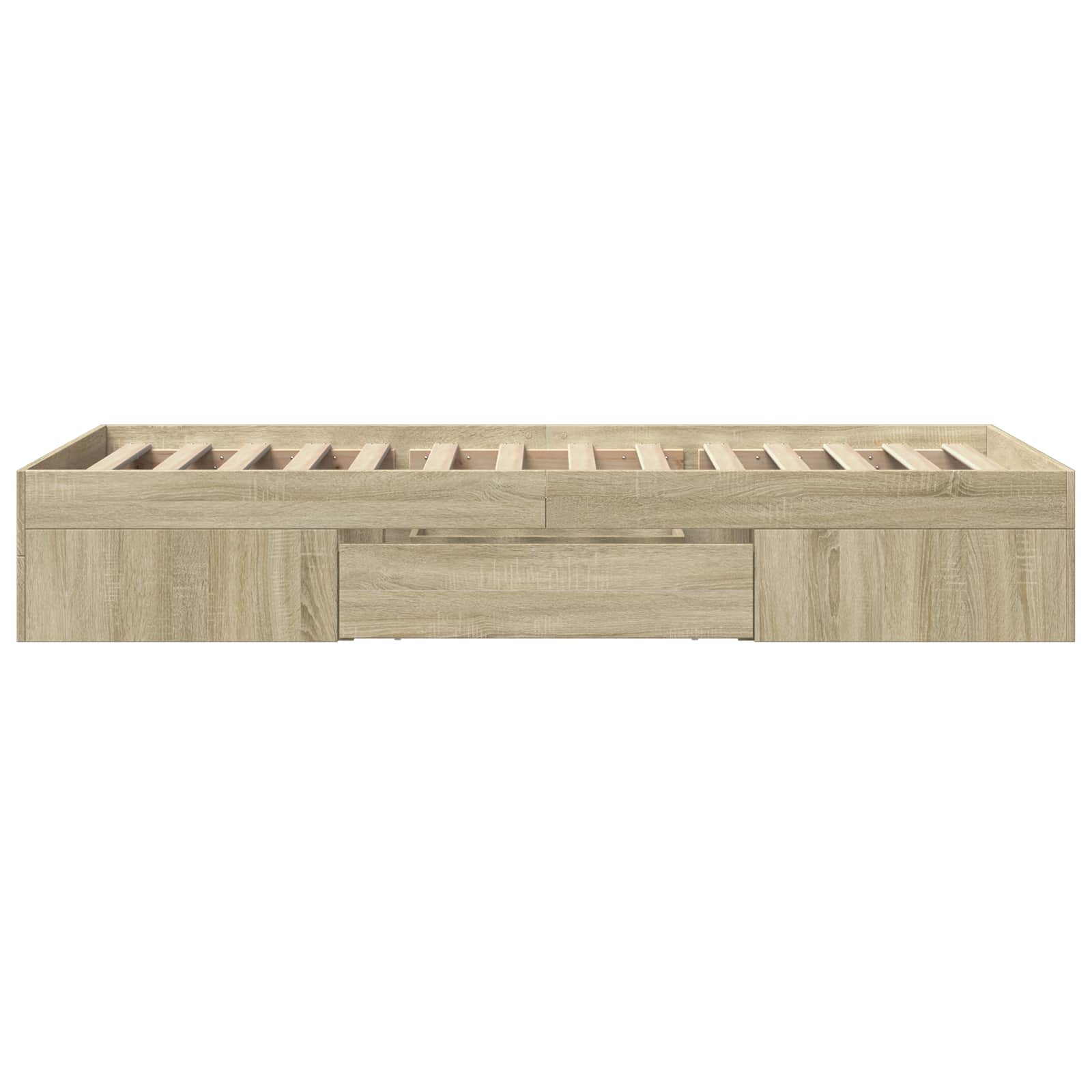 Telaio del letto con storage Rovere Sonoma 80 x 200 cm | homemem39