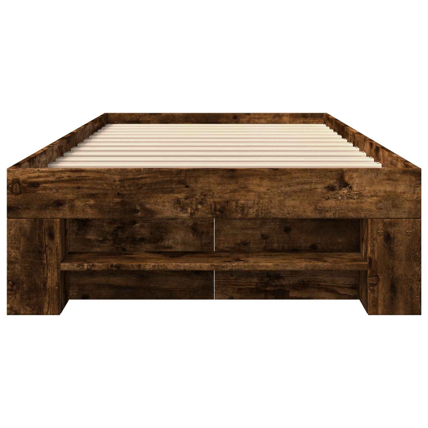 Telaio del letto con storage Rovere Fumo 80 x 200 cm | homemem39