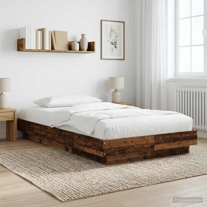Struttura letto a pavimento Legno antico 80 x 210 cm