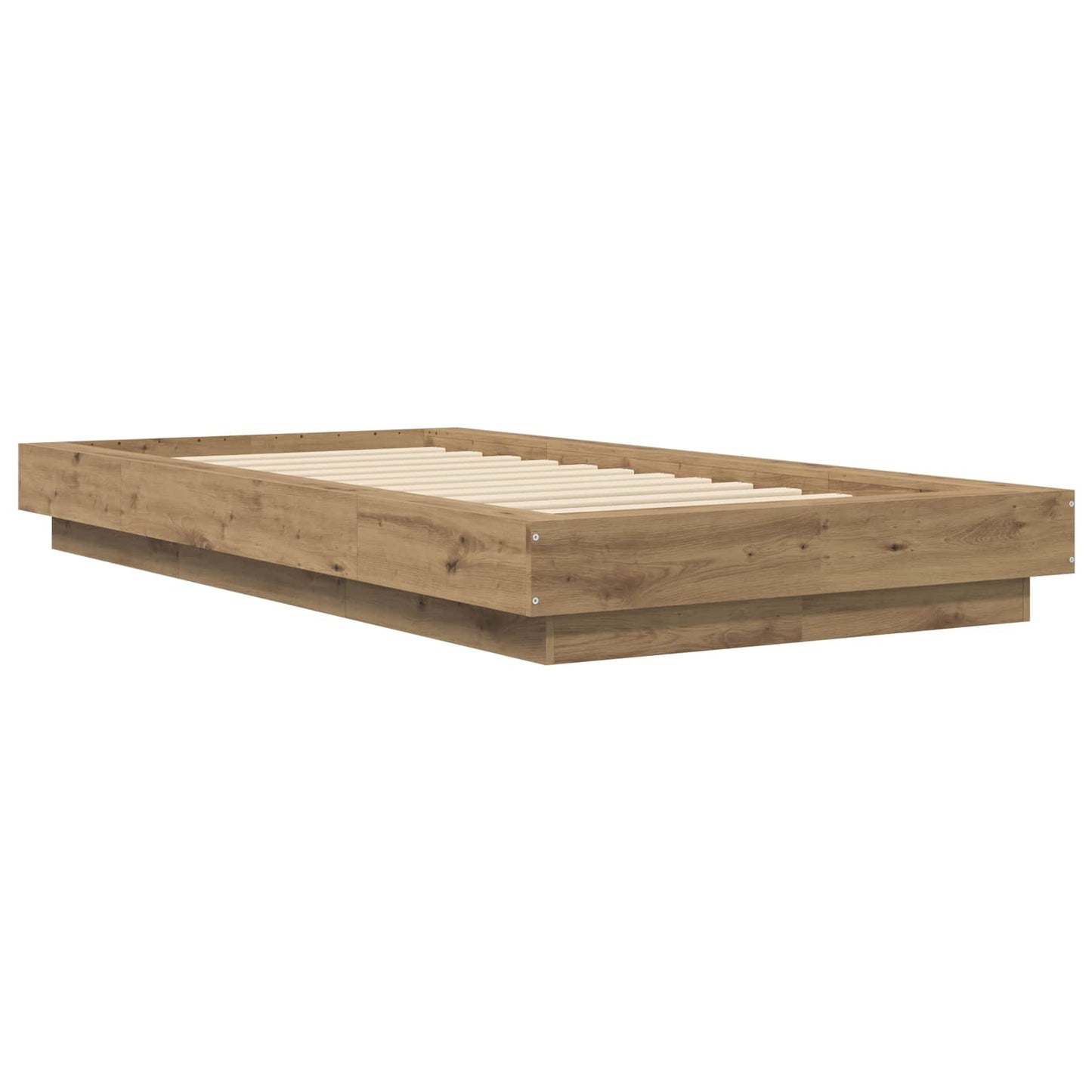Struttura letto a pavimento Rovere Artigianale 80 x 210 cm | homemem39