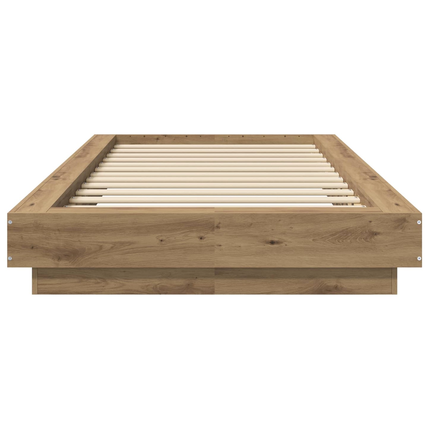 Struttura letto a pavimento Rovere Artigianale 80 x 210 cm | homemem39