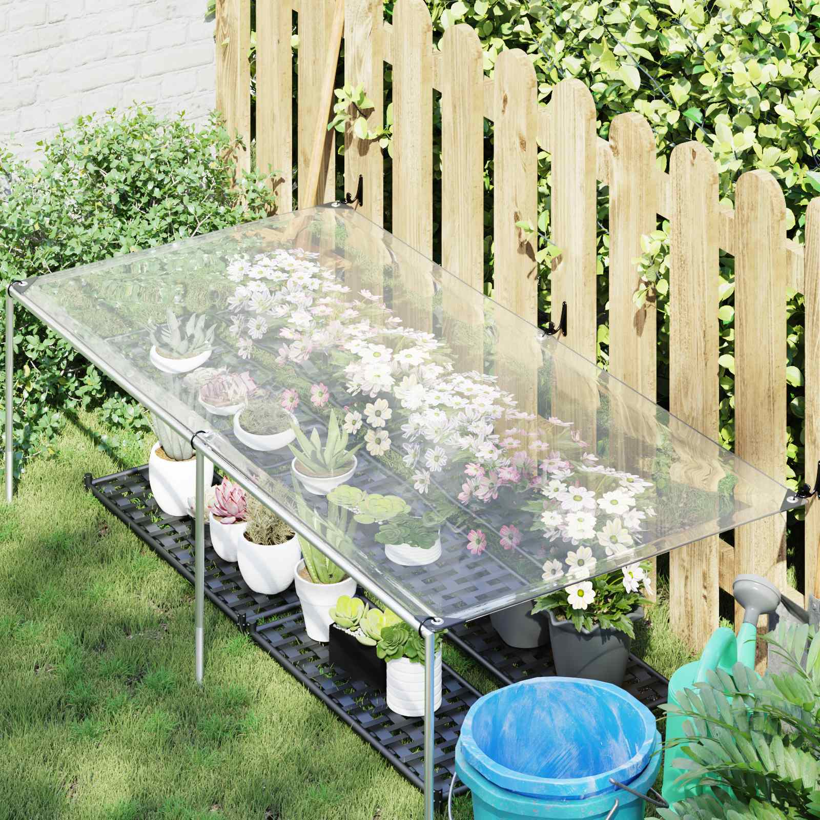 Copertura per Piante Trasparente 1 x 2 m PE | homemem39
