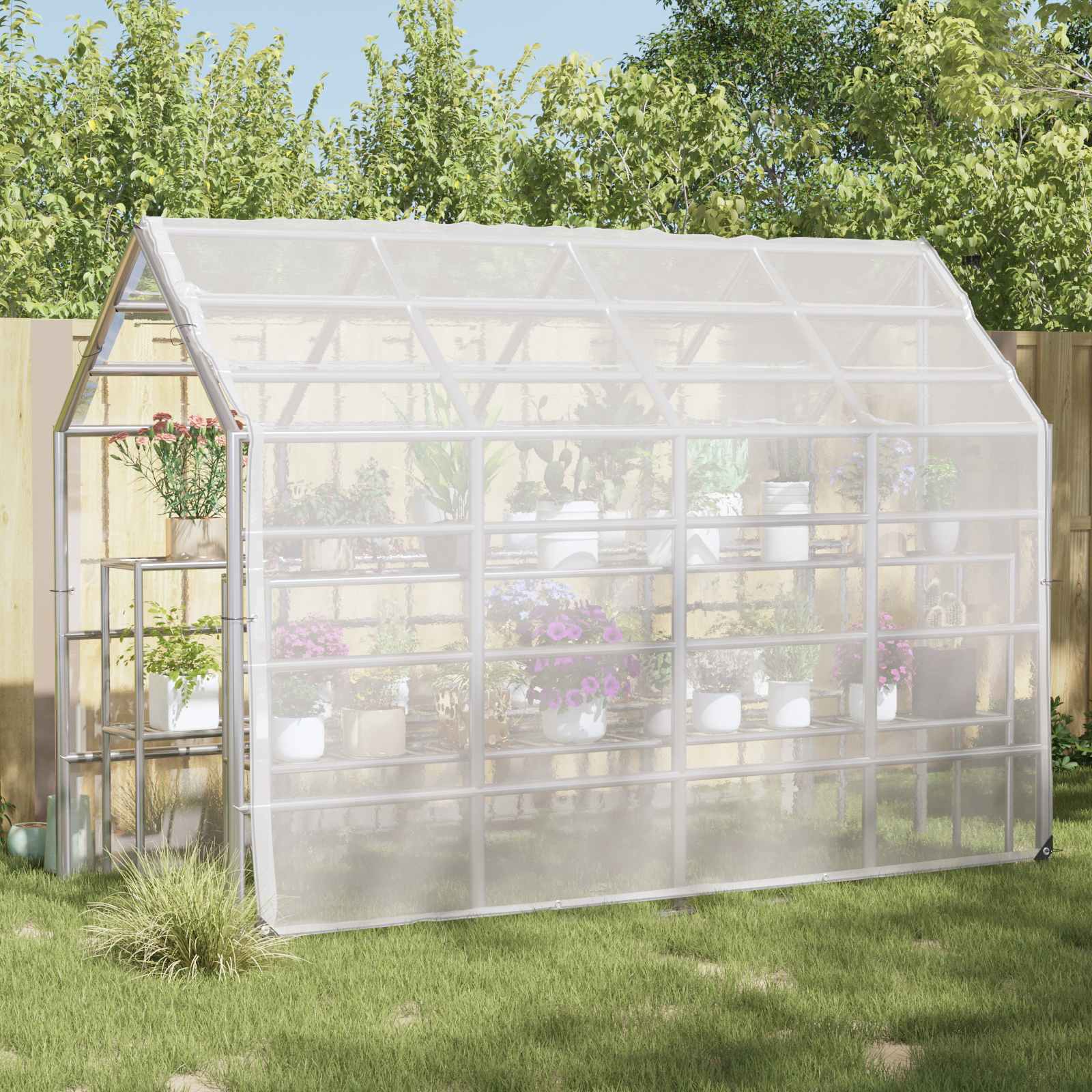 Copertura per Piante Trasparente 3 x 4 m PE | homemem39