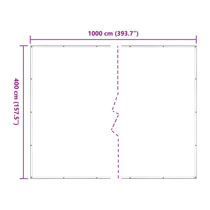 Copertura per Piante Trasparente 4 x 10 m PE | homemem39