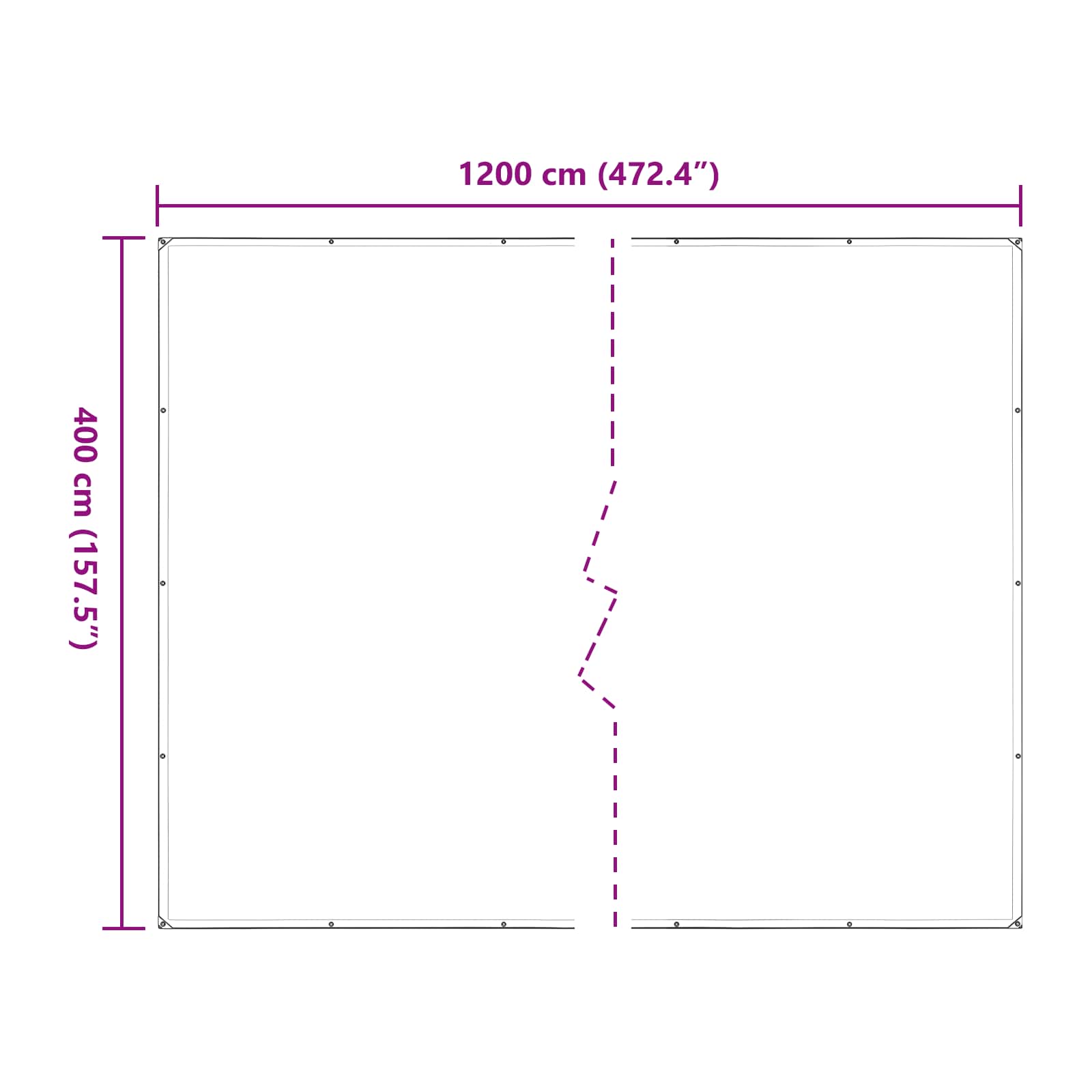 Copertura per Piante Trasparente 4 x 12 m PE | homemem39