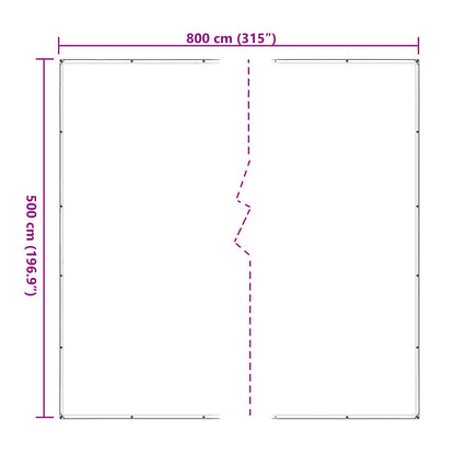 Copertura per Piante Trasparente 5 x 8 m PE | homemem39