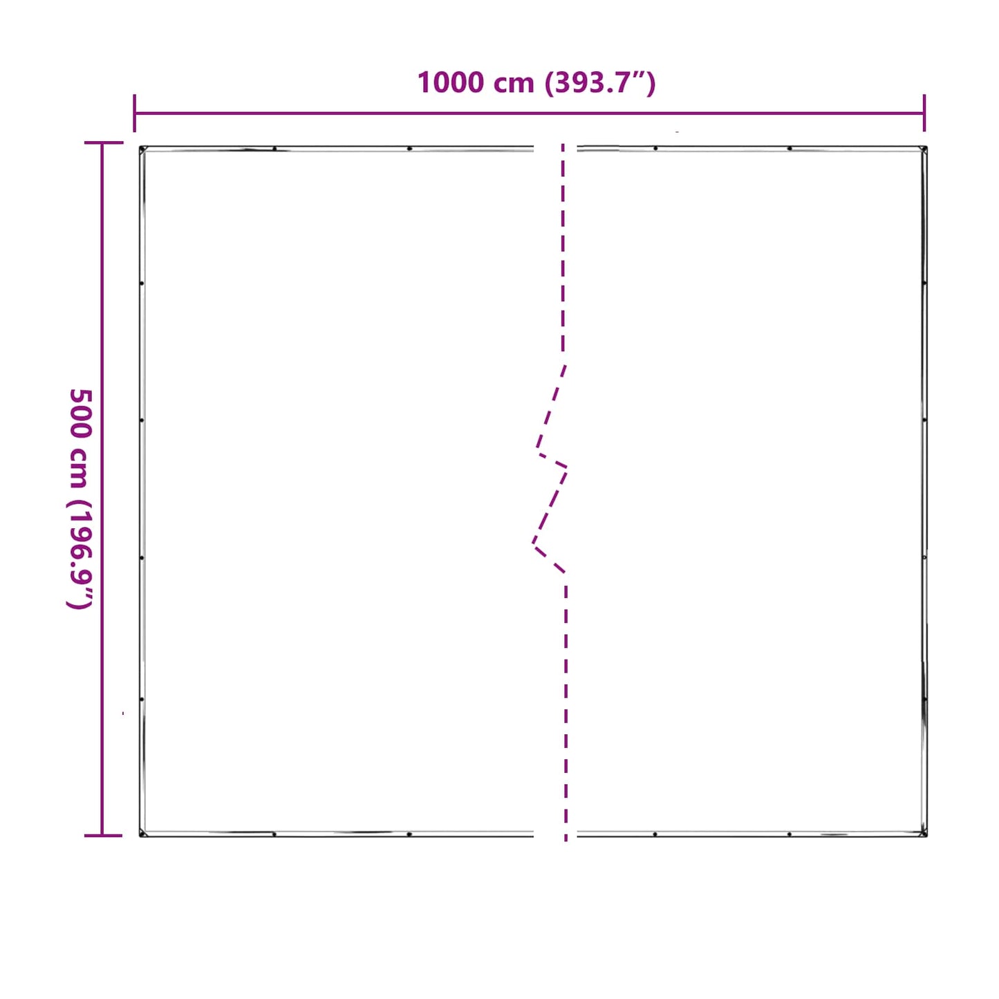 Copertura per Piante Trasparente 5 x 10 m PE | homemem39