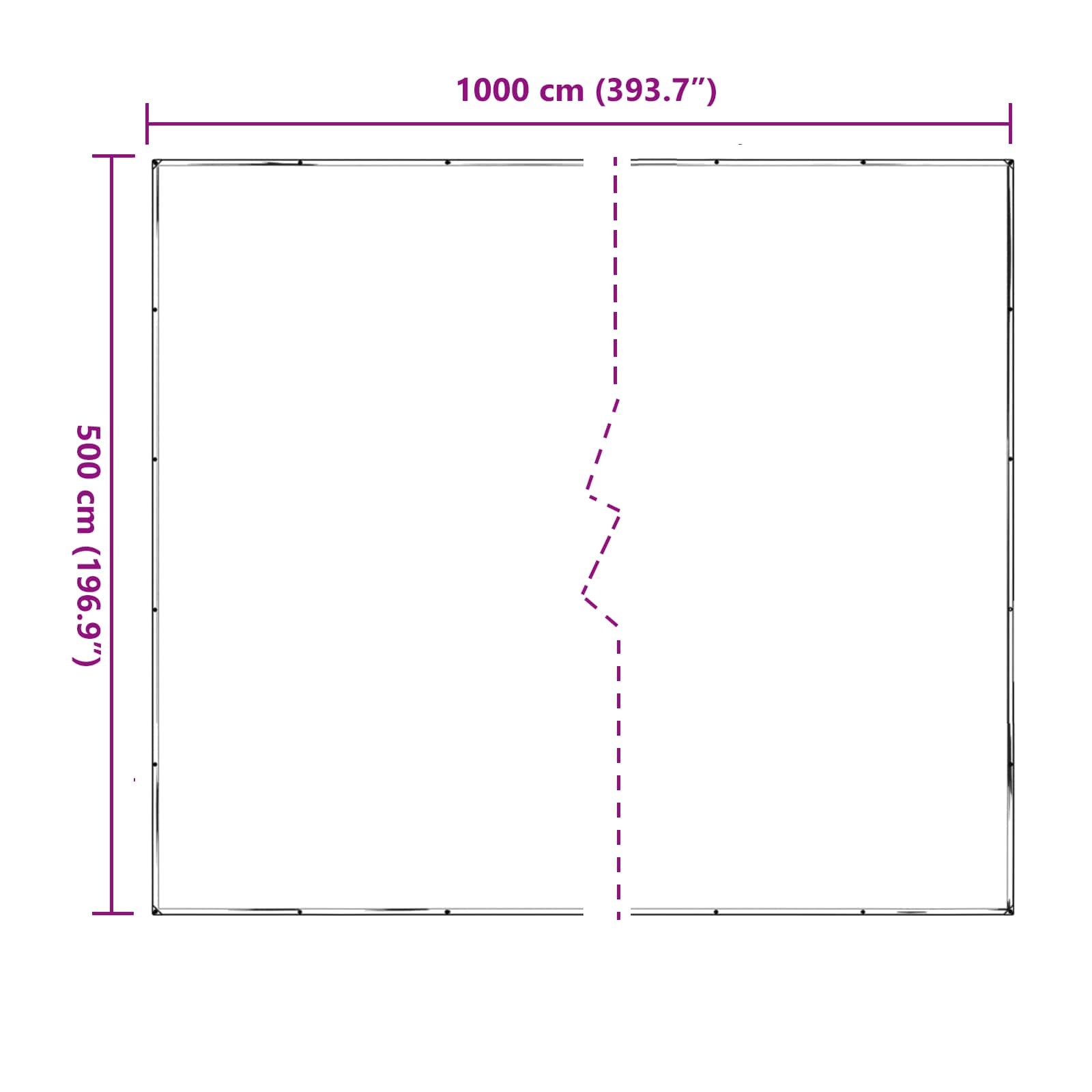 Copertura per Piante Trasparente 5 x 10 m PE | homemem39